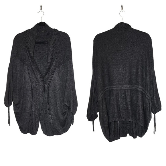 Lululemon Cashmere Blend Breeze Easy Grey Wrap Estimated Size Medium - Picture 9 of 16